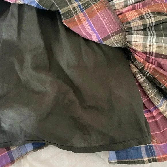 Veronica Beard Destiny plaid crinkled ruched mini dress - Picture 10 of 13